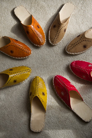 Baladi Slippers Burnt Orange