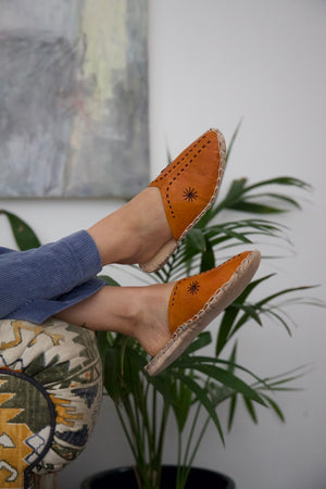Baladi Slippers Burnt Orange