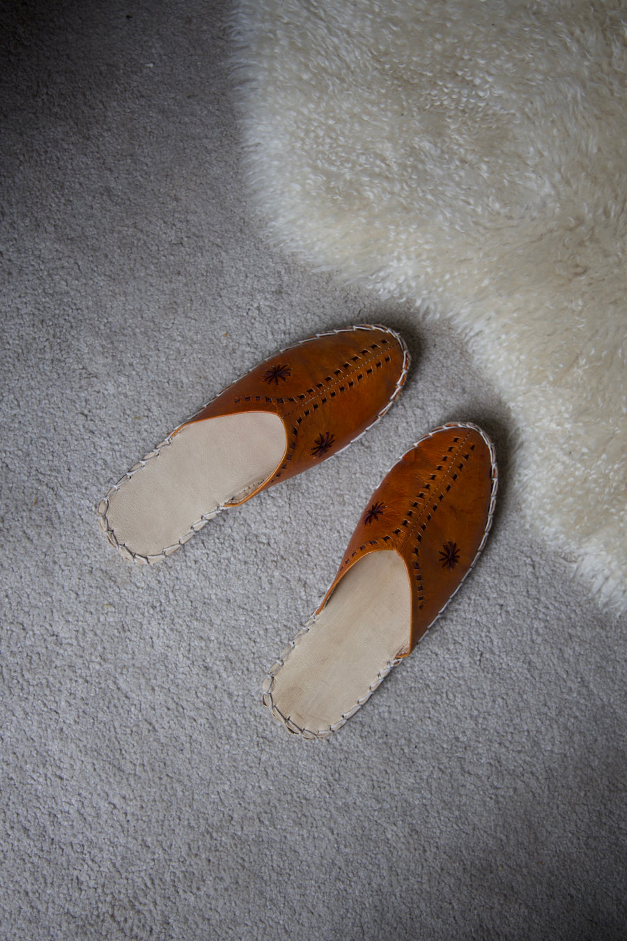 Baladi Slippers Burnt Orange
