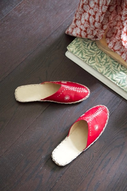 Baladi Slippers Ruby Red