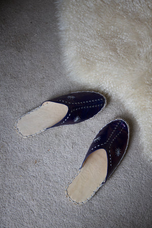 Baladi Slippers Sapphire Blue