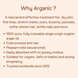 Cosmetic Organic Argan Oil 100ml x 2 (Save £7!).